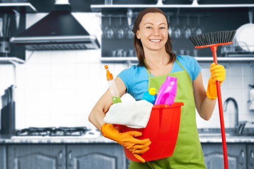 Satisfied customer enjoying their clean home after one off cleaning