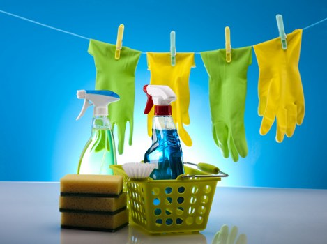 Advanced upholstery cleaning equipment in use